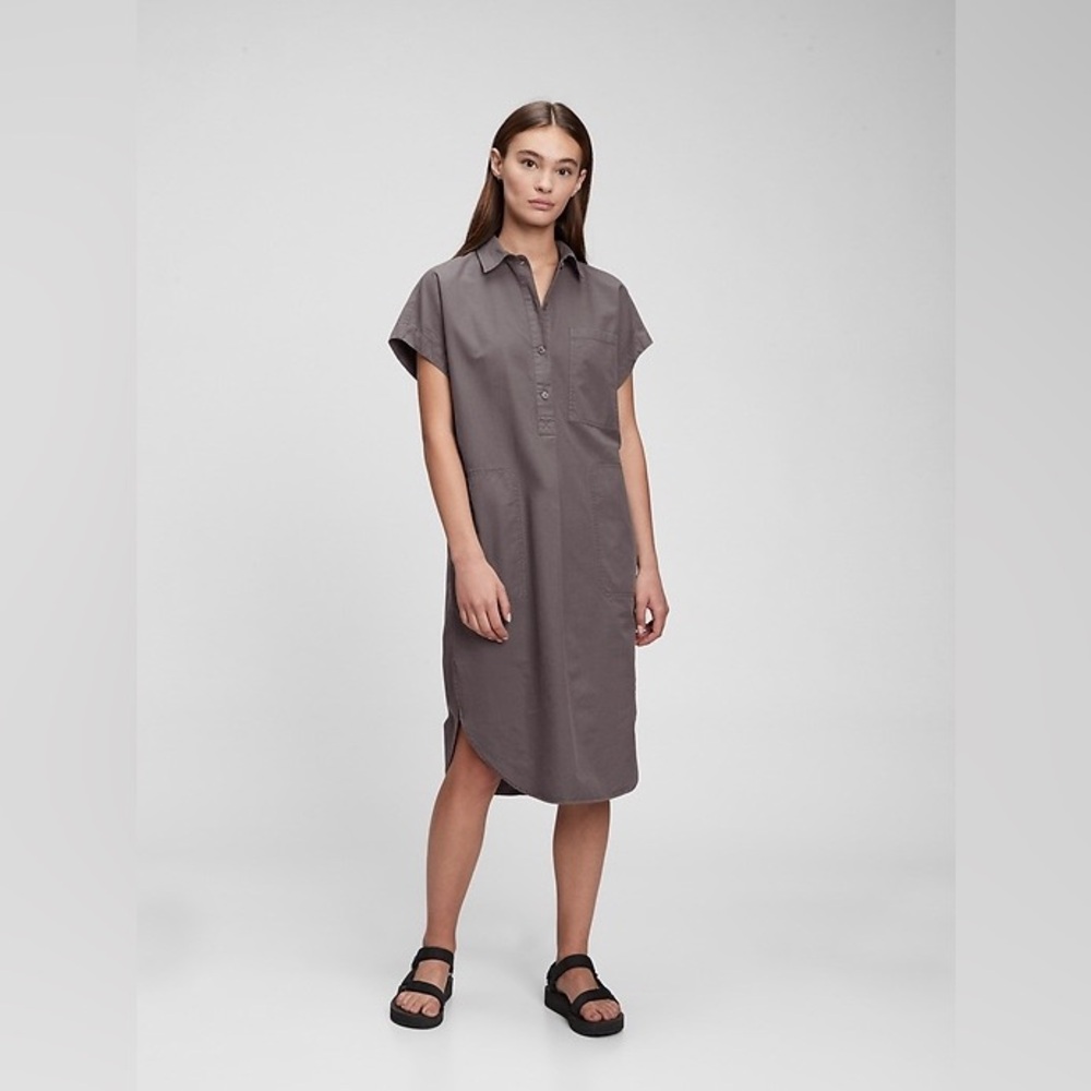 GAP NWT❗️Twill Shift Shirt Dress
